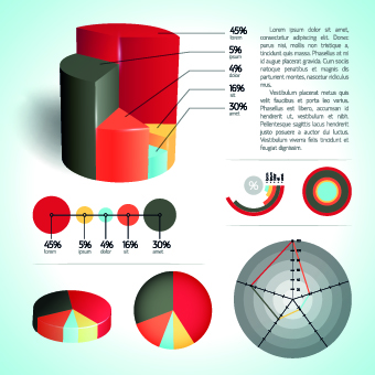 Modern Business diagram and infographic design vector 05