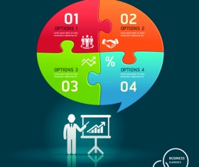 Concept Business infographics vector 01