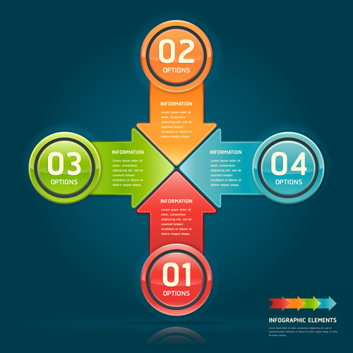 Concept Business infographics vector 03