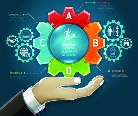 Concept Business infographics vector 05