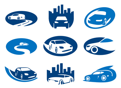 Creative Car logos design vector 01