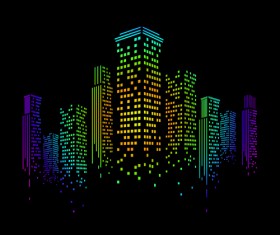 Creative City vector Backgrounds 02