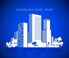 Creative City vector Backgrounds 03