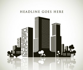 Creative City vector Backgrounds 04