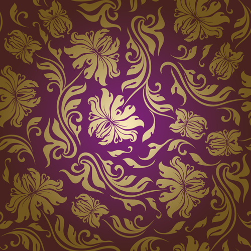 Classic floral Pattern vector 01