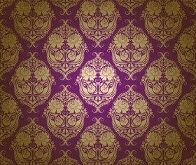Classic floral Pattern vector 02