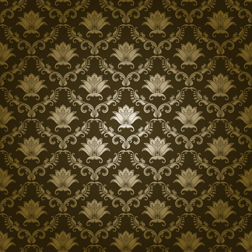 Classic floral Pattern vector 04