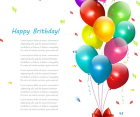 Colored Balloons background 01