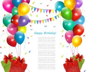 Colored Balloons background 02