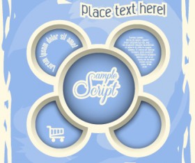 Creative Retro Infographic design vector 04