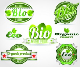 Vector Eco Labels set 02