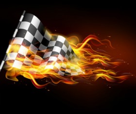 Creative Fire elements vector 01