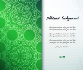 Floral background with you text vector 01