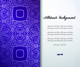 Floral background with you text vector 04