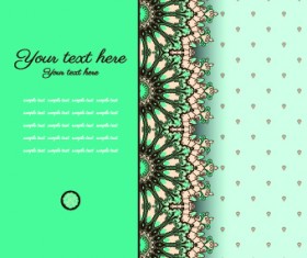 Floral background with you text vector 05