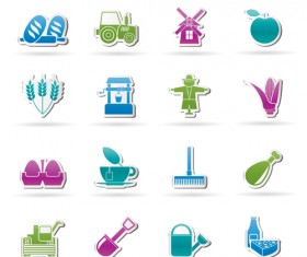 Elements of Food icons set 05