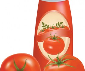 Vector Food packaging elements 02