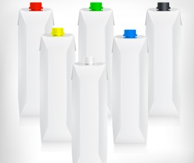 Vector Food packaging elements 07