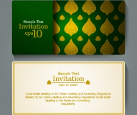 Vector Gift cards design set 03
