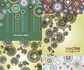 Beautiful decorative pattern background art vector