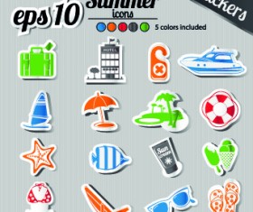 Icons Stickers Vector 13 Free Download