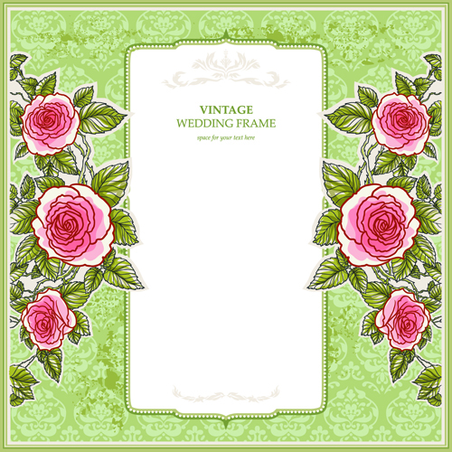 Flower Wedding Invitations 02
