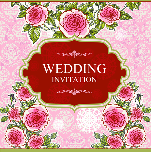 Flower Wedding Invitations 03