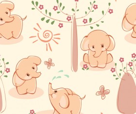 Cute Kid card design vector 06