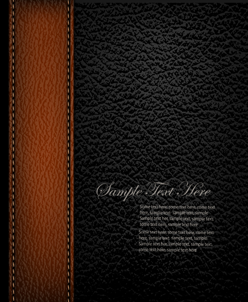Vector Leather Backgrounds art 03