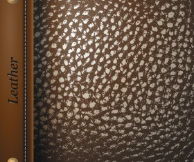 Vector Leather Backgrounds set 04
