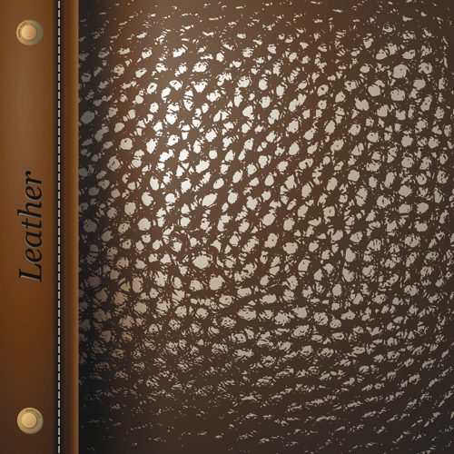 Vector Leather Backgrounds set 04