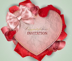 Love and romantic Invitation cards 01