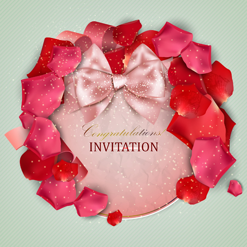 Love and romantic Invitation cards 04