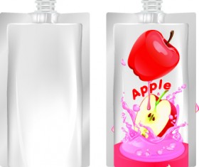 Packing juice design vector 03