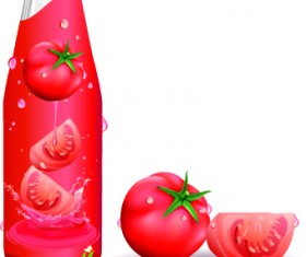 Packing juice design vector 04