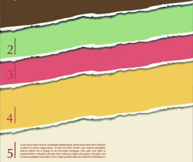 Colored Torn Paper Backgrounds 02