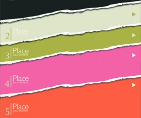 Colored Torn Paper Backgrounds 03