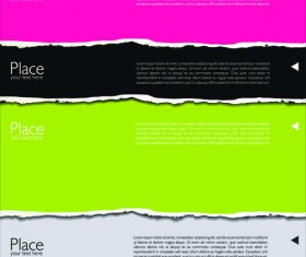 Colored Torn Paper Backgrounds 04