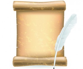 Paper Scrolls vector 04