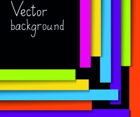 Colored Paper strips vector background 01