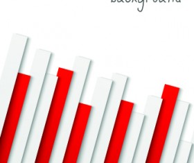 Colored Paper strips vector background 04