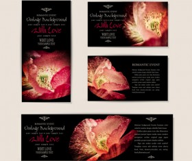 Vector Poppy Cards 02