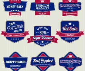 Retro High quality labels 02