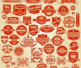 Retro High quality labels 04