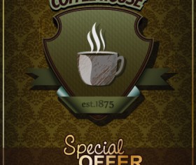 Retro cafe and restaurant menu 05