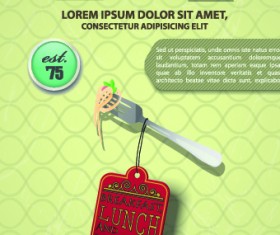 Retro cafe and restaurant menu 08