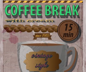 Retro cafe and restaurant menu 01