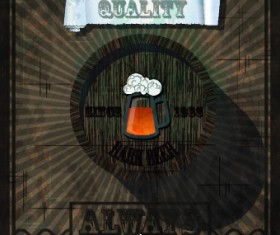 Retro cafe and restaurant menu 03