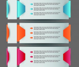 Vintage Shopping web banner vector 02