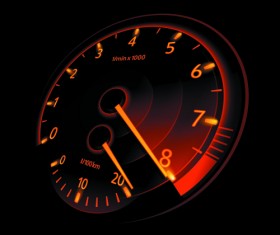 Speedometer vector set 02